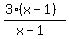 %283%2A%28x-1%29%29%2F%28x-1%29
