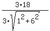 %283%2A18%29%2F%283%2Asqrt%281%5E2%2B6%5E2%29%29