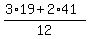 %283%2A19%2B2%2A41%29%2F12