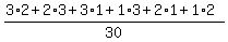 %283%2A2+%2B+2%2A3+%2B+3%2A1+%2B+1%2A3+%2B+2%2A1+%2B+1%2A2%29%2F30