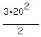 %283%2A20%5E2%29%2F2
