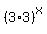 %283%2A3%29%5Ex