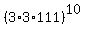 %283%2A3%2A111%29%5E10