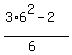 %283%2A6%5E2-2%29%2F%286%29