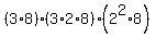 %283%2A8%29%2A%283%2A2%2A8%29%2A%282%5E2%2A8%29