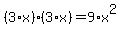 %283%2Ax%29%2A%283%2Ax%29=9%2Ax%5E2