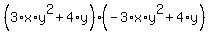 %283%2Ax%2Ay%5E2%2B4%2Ay%29%28-3%2Ax%2Ay%5E2%2B4%2Ay%29