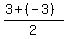 %283%2B%28-3%29%29%2F2
