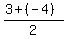 %283%2B%28-4%29%29%2F2