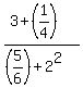 %283%2B%281%2F4%29%29%2F%28%285%2F6%29%2B2%5E2%29