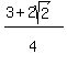 %283%2B2sqrt%282%29%29%2F4%5E%22%22
