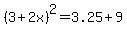 %283%2B2x%29%5E2=3.25%2B9