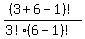 %283%2B6-1%29%21%2F%283%21%2A%286-1%29%21%29