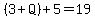 %283%2BQ%29%2B5=19