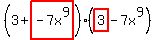 %283%2Bhighlight%28-7x%5E9%29%29%28highlight%283%29-7x%5E9%29
