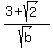 %283%2Bsqrt%282%29%29%2Fsqrt%28b%29