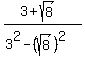 %283%2Bsqrt%288%29%29%2F%283%5E2-%28sqrt%288%29%29%5E2%29
