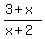 %283%2Bx%29%2F%28x%2B2%29
