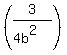 %283%2F%284b%5E2%29%29