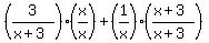 %283%2F%28x%2B3%29%29%2A%28x%2Fx%29+%2B+%281%2Fx%29%2A%28%28x%2B3%29%2F%28x%2B3%29%29+
