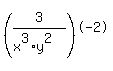 %283%2F%28x%5E3%2Ay%5E2%29%29%5E-2