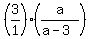 %283%2F1%29%28a%2F%28a-3%29%29