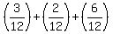 %283%2F12%29%2B%282%2F12%29%2B%286%2F12%29