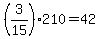 %283%2F15%29210=42