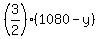 %283%2F2%29%2A%281080-y%29