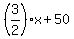 %283%2F2%29%2Ax%2B50