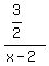 %283%2F2%29%2F%28x-2%29