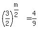 %283%2F2%29%5E%28m%2F2%29+=+4%2F9