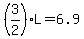 %283%2F2%29L=6.9