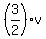 %283%2F2%29v