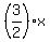 %283%2F2%29x