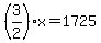%283%2F2%29x=1725