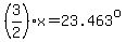 %283%2F2%29x=23.463%5Eo