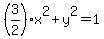 %283%2F2%29x%5E2%2By%5E2=1