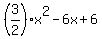 %283%2F2%29x%5E2-6x%2B6