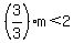 %283%2F3%29m%3C2