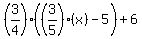 %283%2F4%29%28%283%2F5%29%28x%29-5%29%2B6
