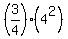 %283%2F4%29%284%5E2%29