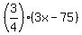 %283%2F4%29%2A%283x-75%29