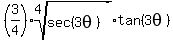 \"%283%2F4%29%2Aroot%284%2C+sec%283theta%29%29%2Atan%283theta%29\"