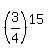 %283%2F4%29%5E15