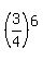 %283%2F4%29%5E6