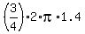 %283%2F4%292%2Api%2A1.4