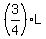 %283%2F4%29L+