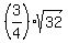 %283%2F4%29sqrt%2832%29