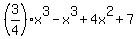 %283%2F4%29x%5E3-x%5E3%2B4x%5E2%2B7